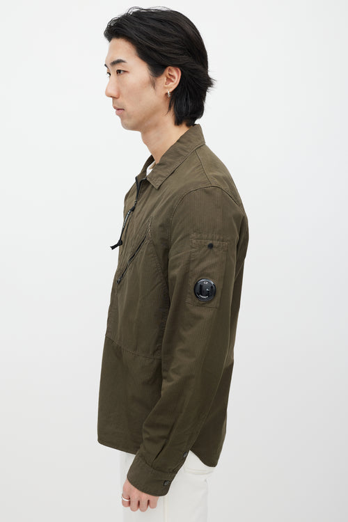 C.P. Company Brown & Black Ripstop Jacket