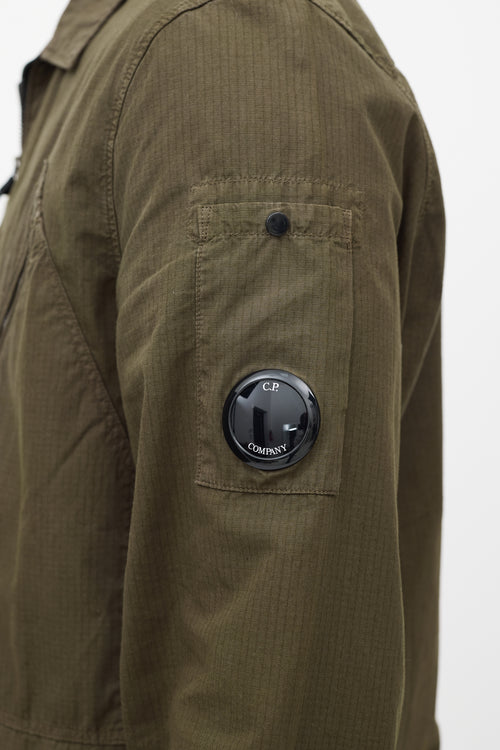 C.P. Company Brown & Black Ripstop Jacket