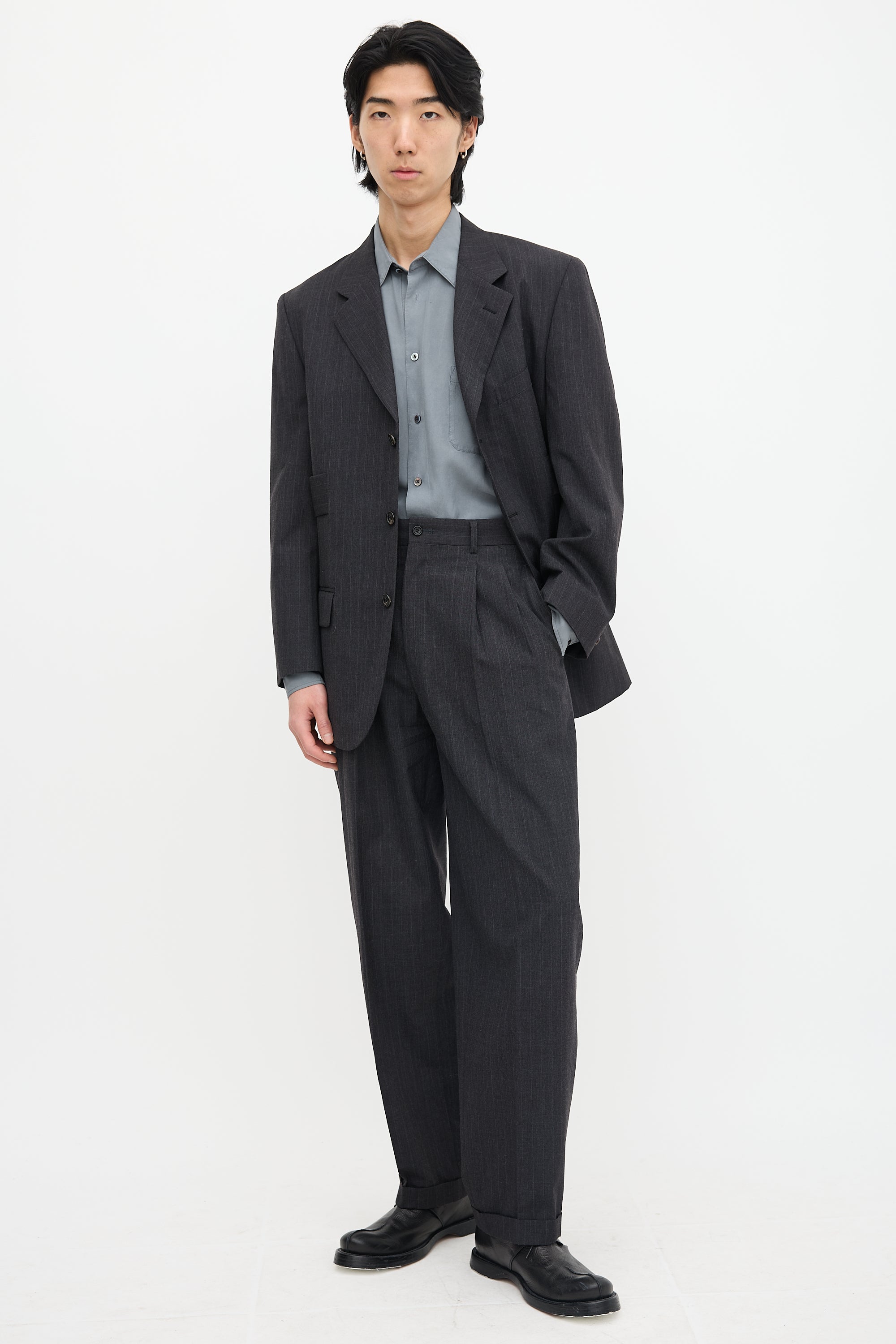 FW 1994 Pinstripe Pleated Trouser