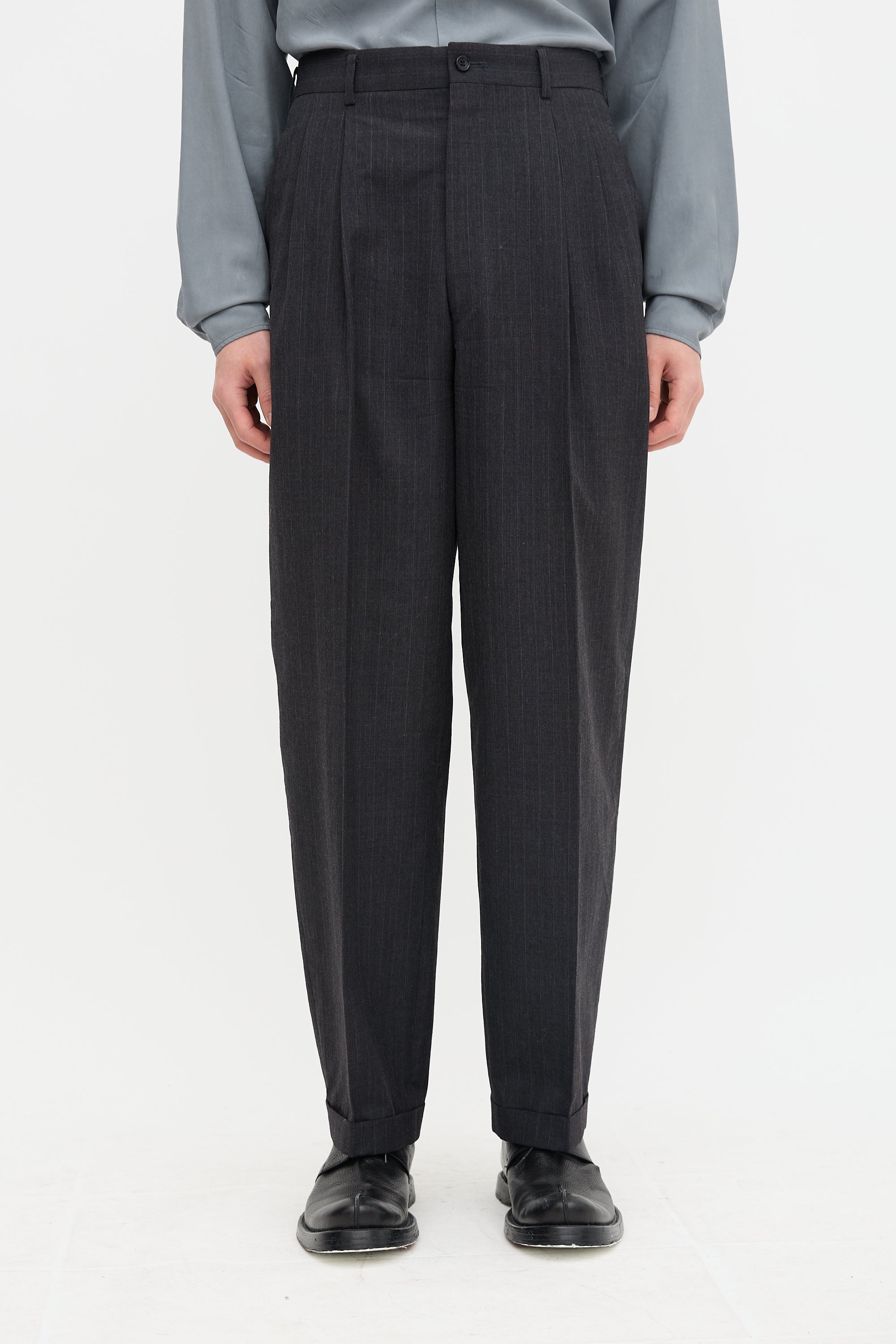 Comme des Garçons FW 1994 Pinstripe Pleated Trouser