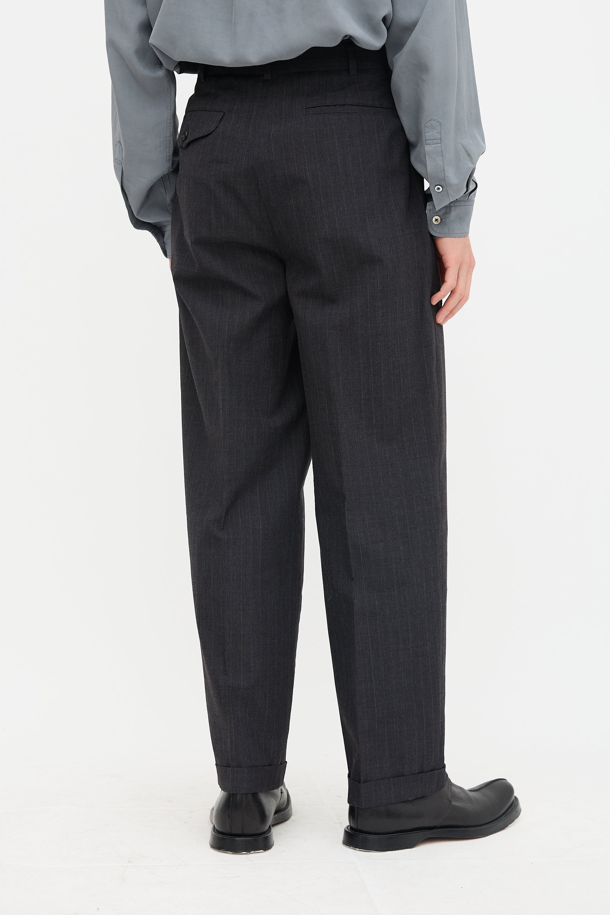 FW 1994 Pinstripe Pleated Trouser
