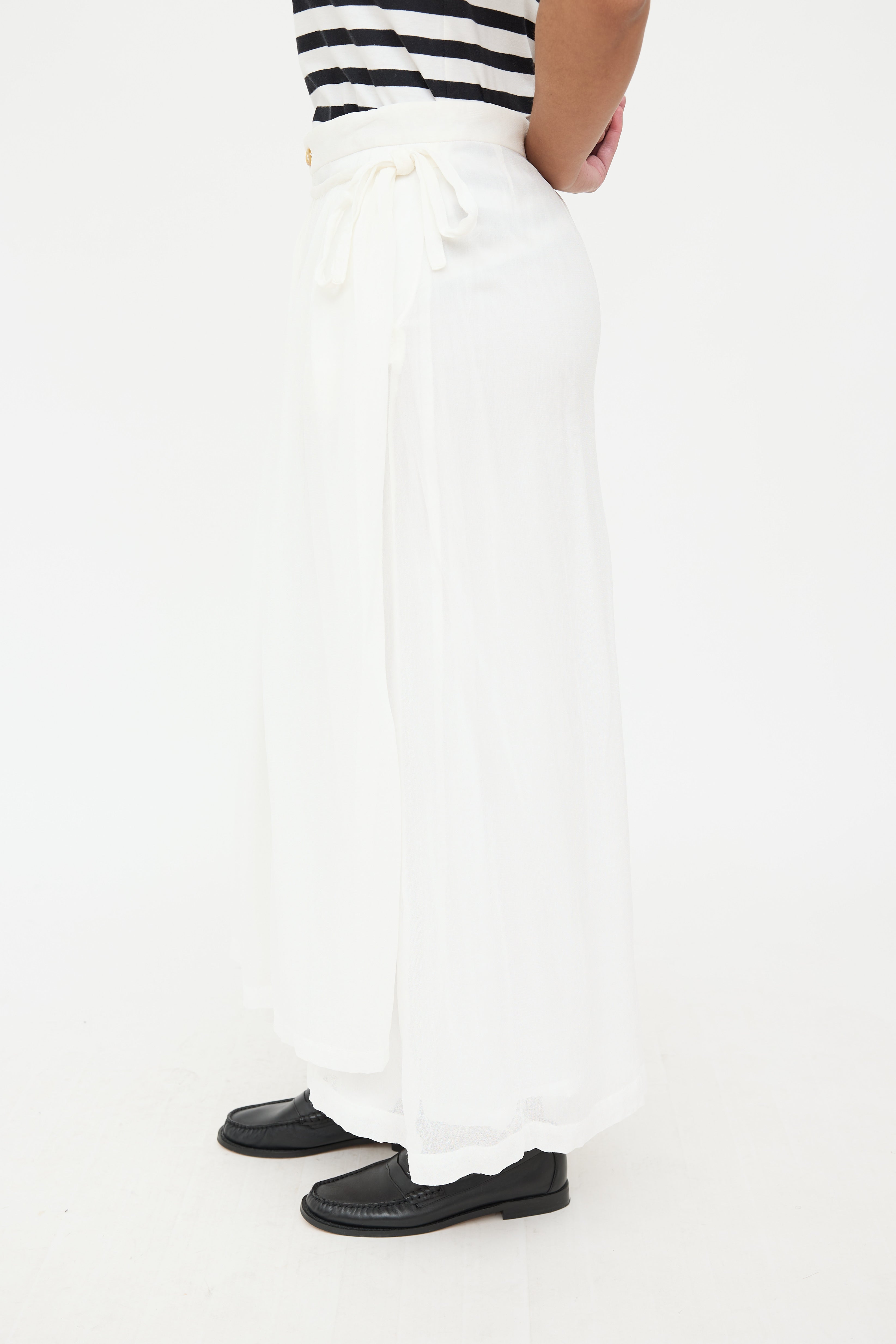 2012 Layered Sheer Wrap Skirt