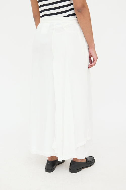 2012 Layered Sheer Wrap Skirt