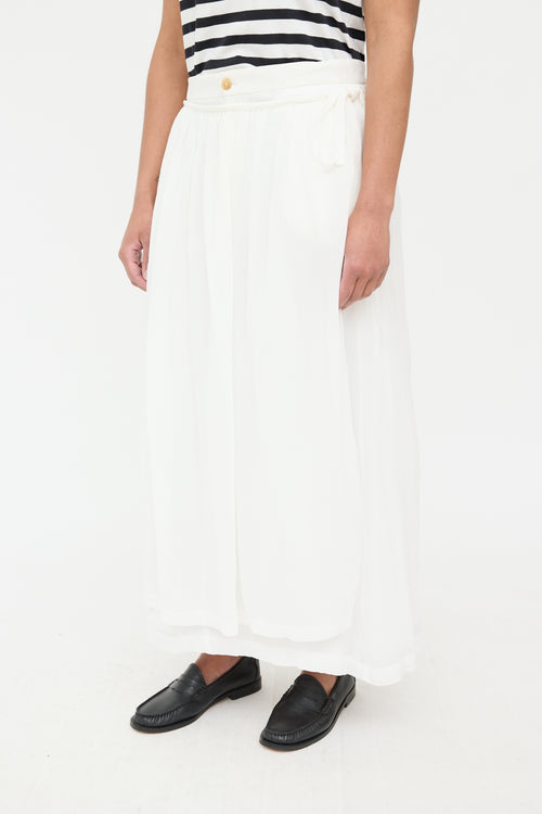 2012 Layered Sheer Wrap Skirt