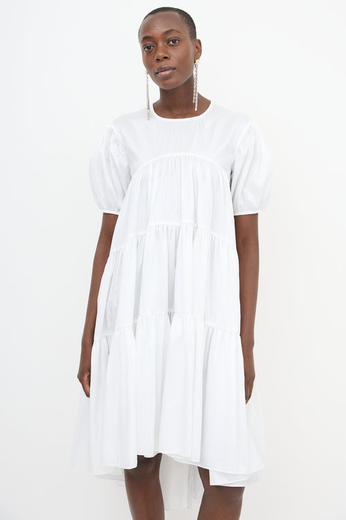 Cecilie Bahnsen Taffeta Esme Tier Dress