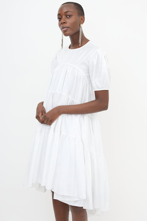 Cecilie Bahnsen Taffeta Esme Tier Dress