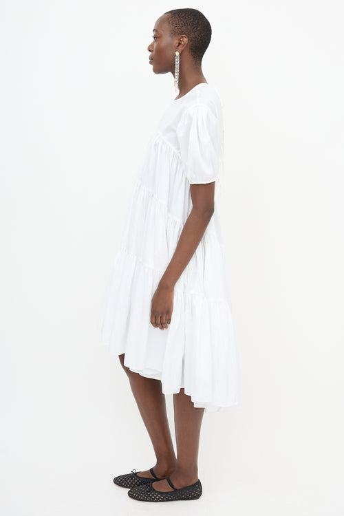 Cecilie Bahnsen Taffeta Esme Tier Dress