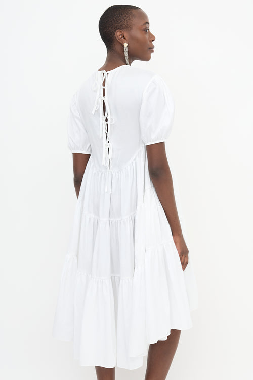 Cecilie Bahnsen Taffeta Esme Tier Dress