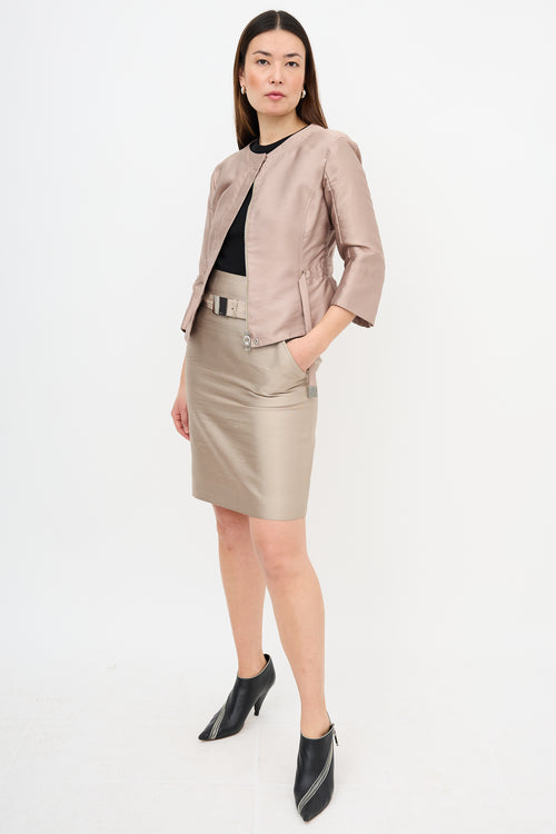 Celine Vintage Silk Co-Ord Set