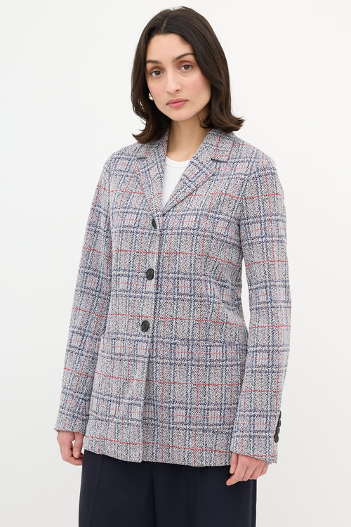 Celine Plaid Jacket