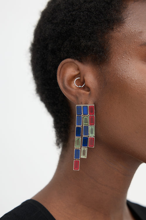 Celine Crystal Dangle Single Earring