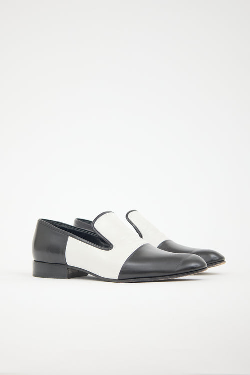 Celine Leather Two Tone Loafer