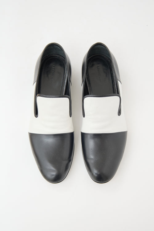 Celine Leather Two Tone Loafer