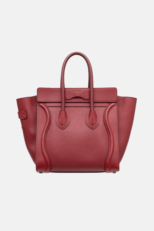 Celine 2016 Leather Micro Luggage Bag