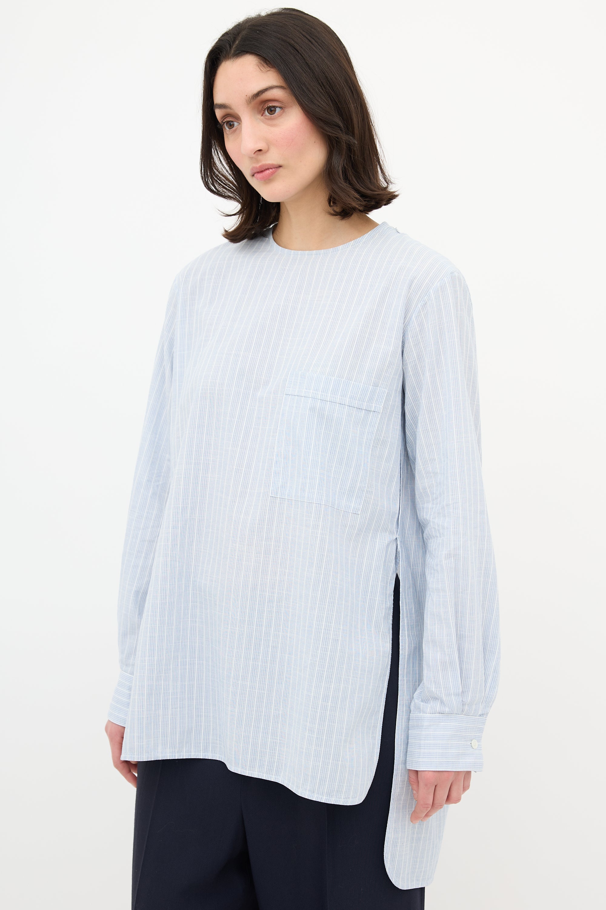 Celine Striped Tunic Top