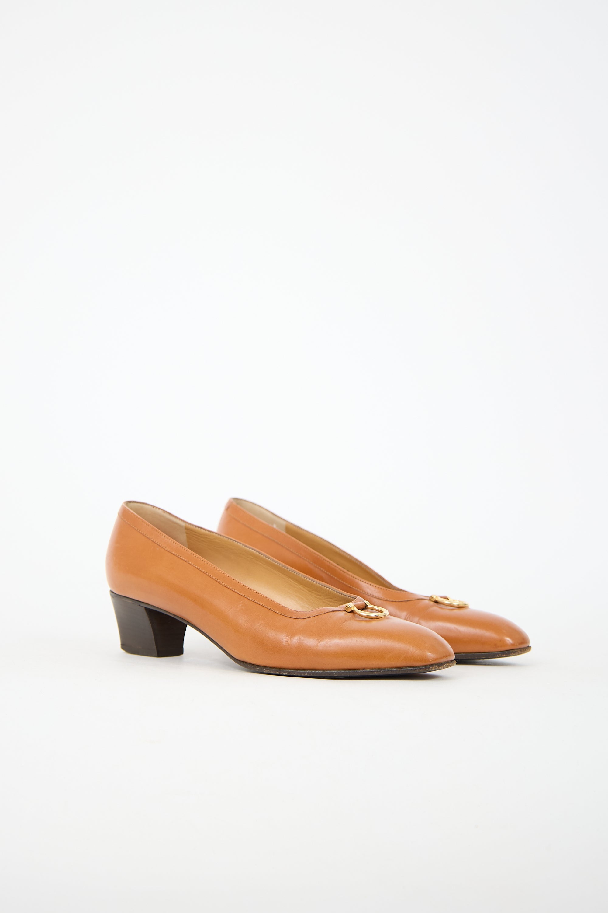 Celine 1990s Leather Pump
