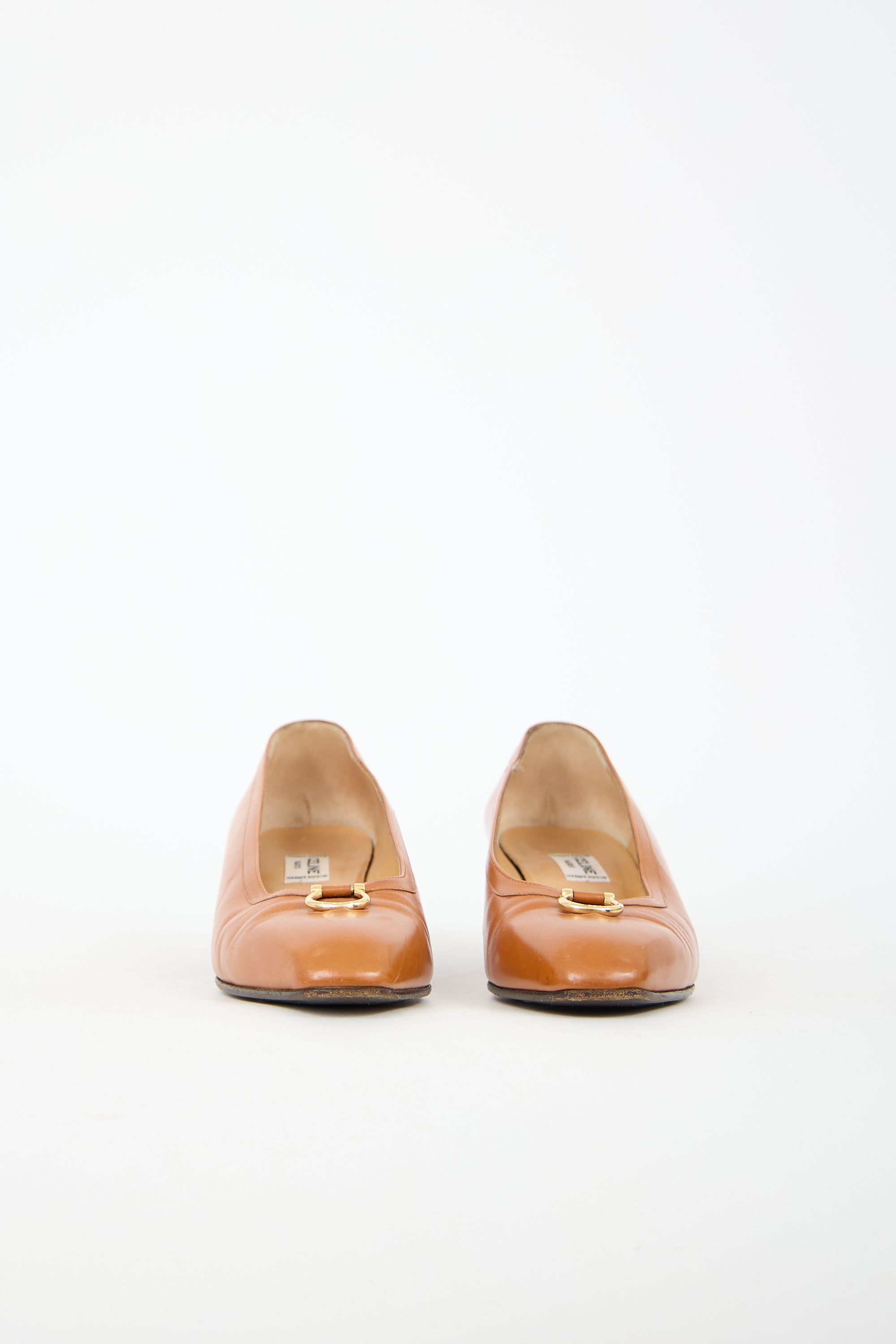 Celine 1990s Leather Pump