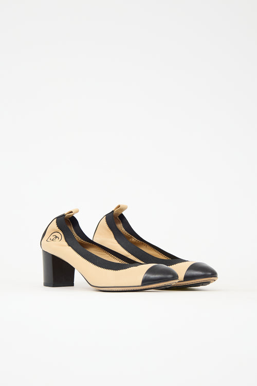 Chanel Leather Ballet Heel