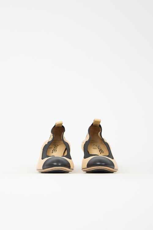 Chanel Leather Ballet Heel