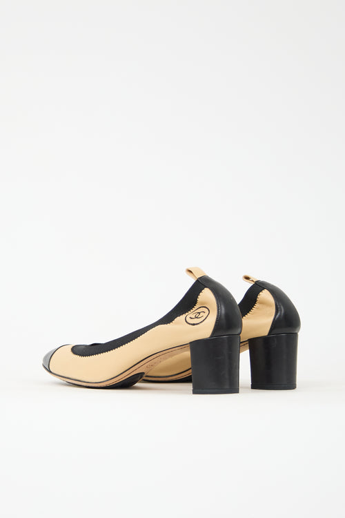Chanel Leather Ballet Heel