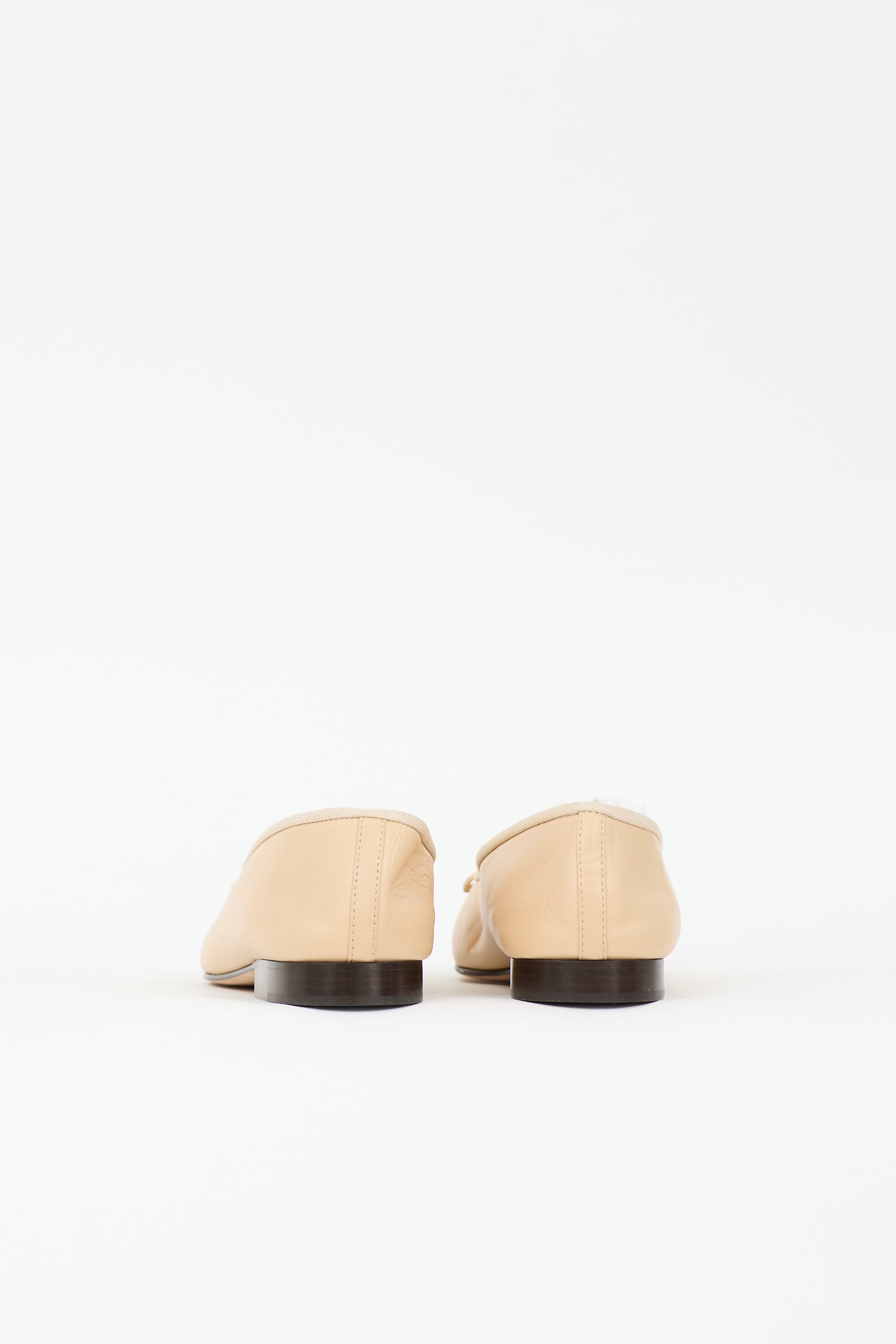 Chanel Leather CC Ballet Flat