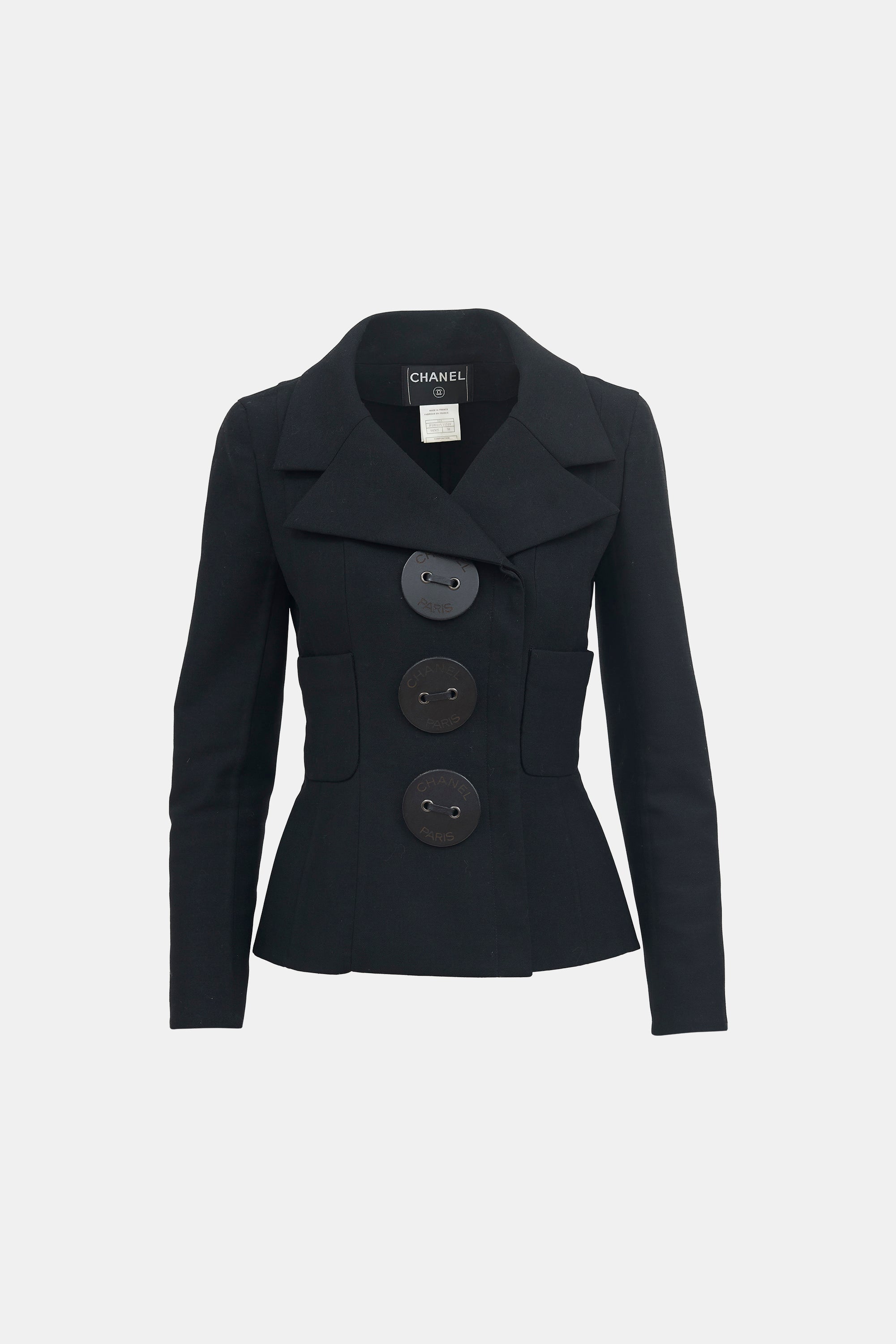 Chanel FW 2002 Wool Button Jacket
