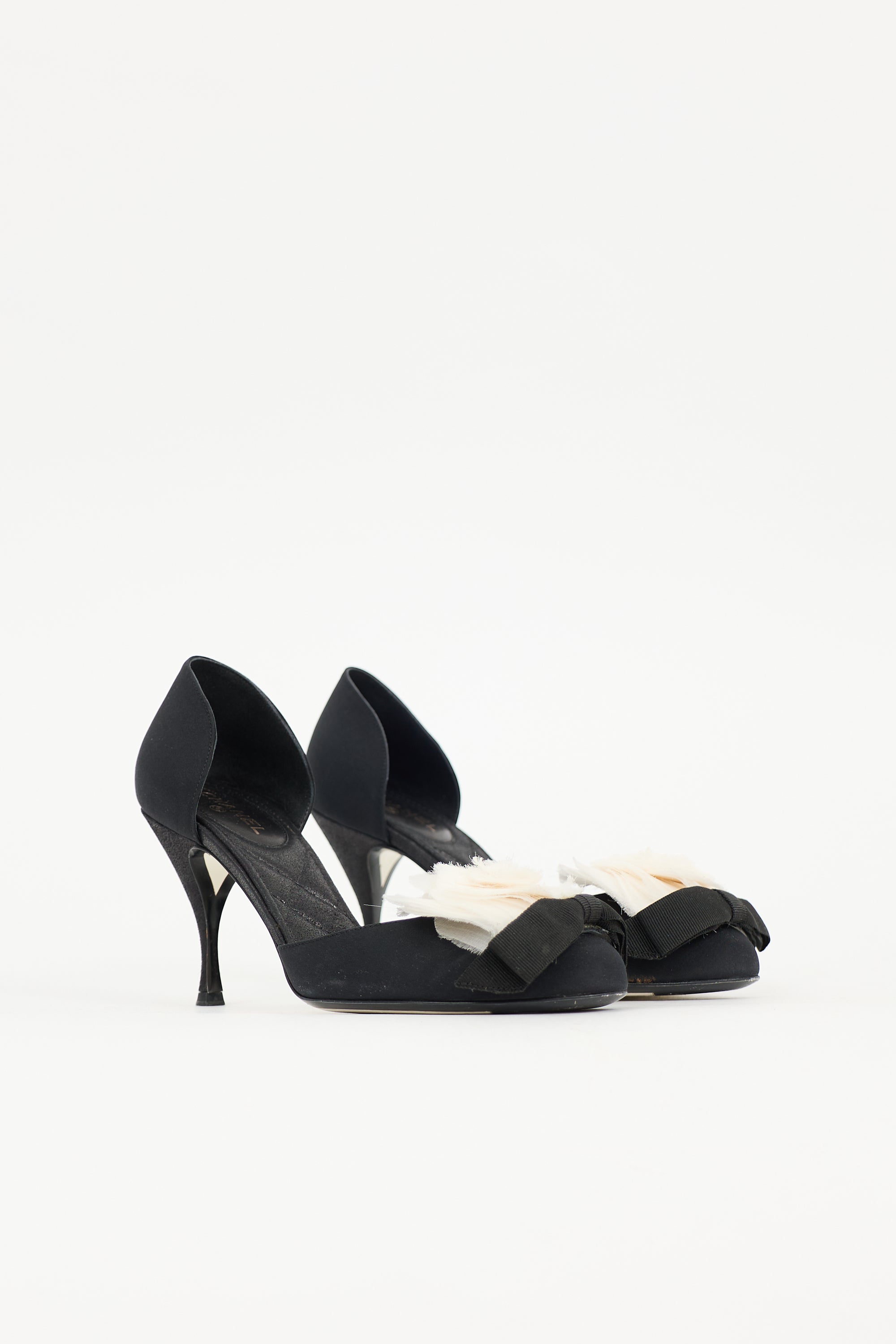 Chanel Camellia D'Orsay Heel