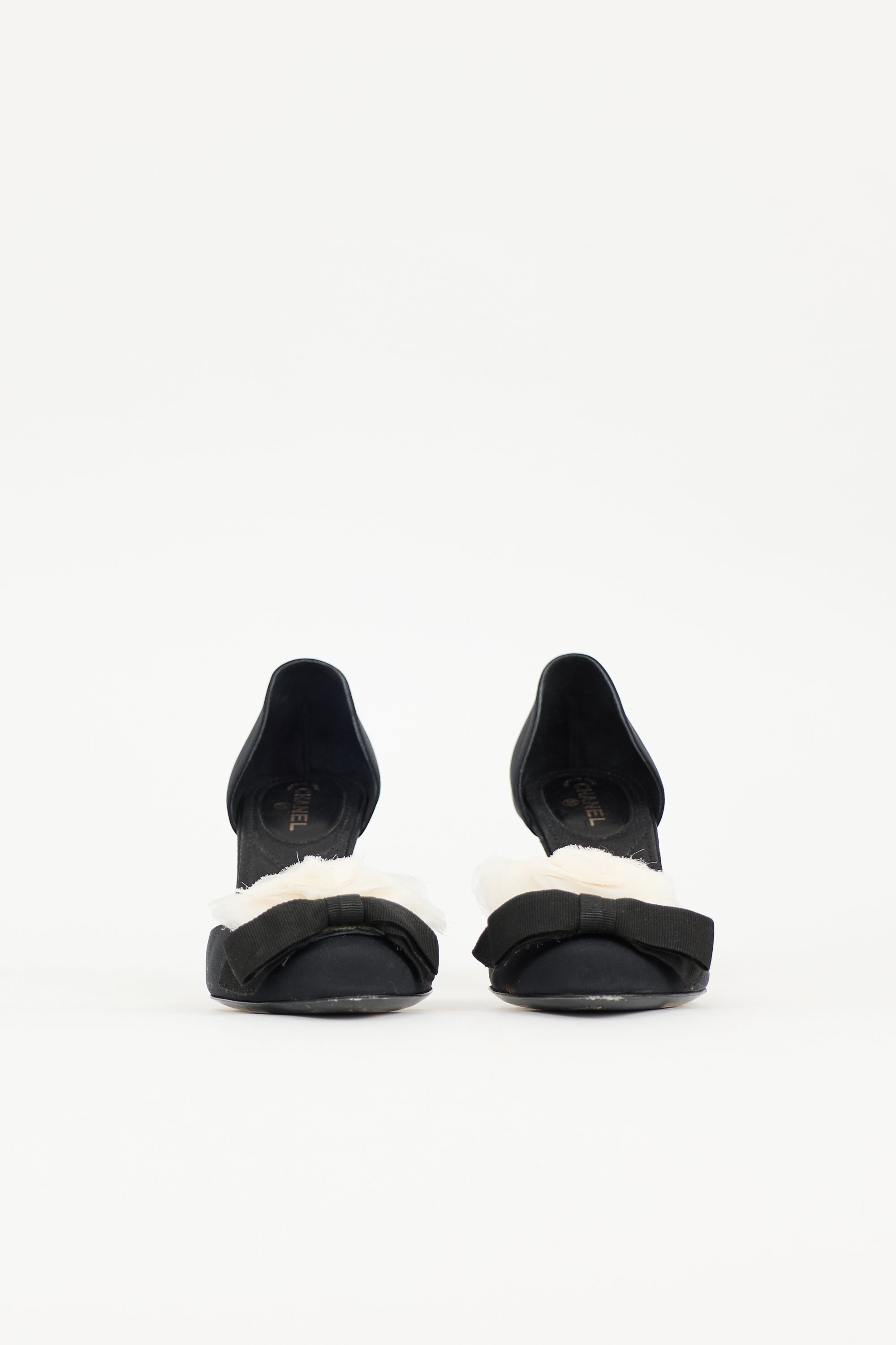 Chanel Camellia D'Orsay Heel