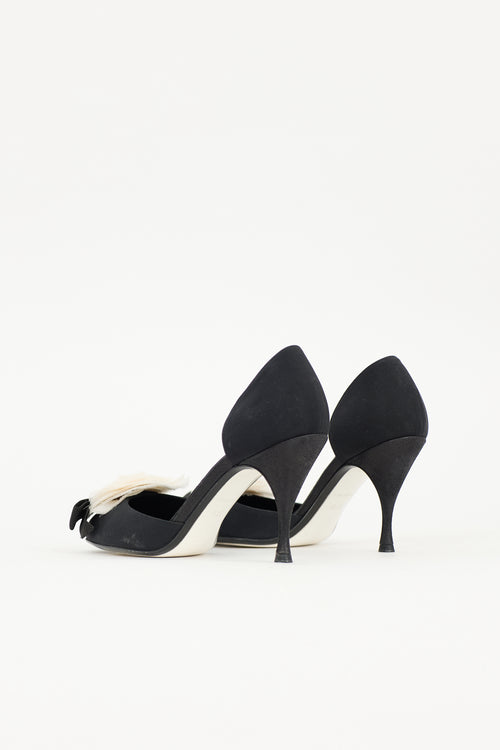 Chanel Camellia D'Orsay Heel