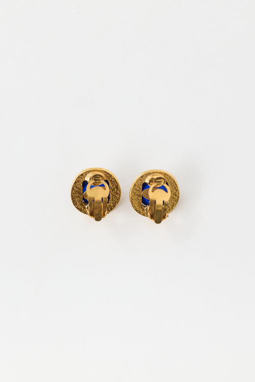 Chanel Fall 1994 Gripoix Clip On Earrings