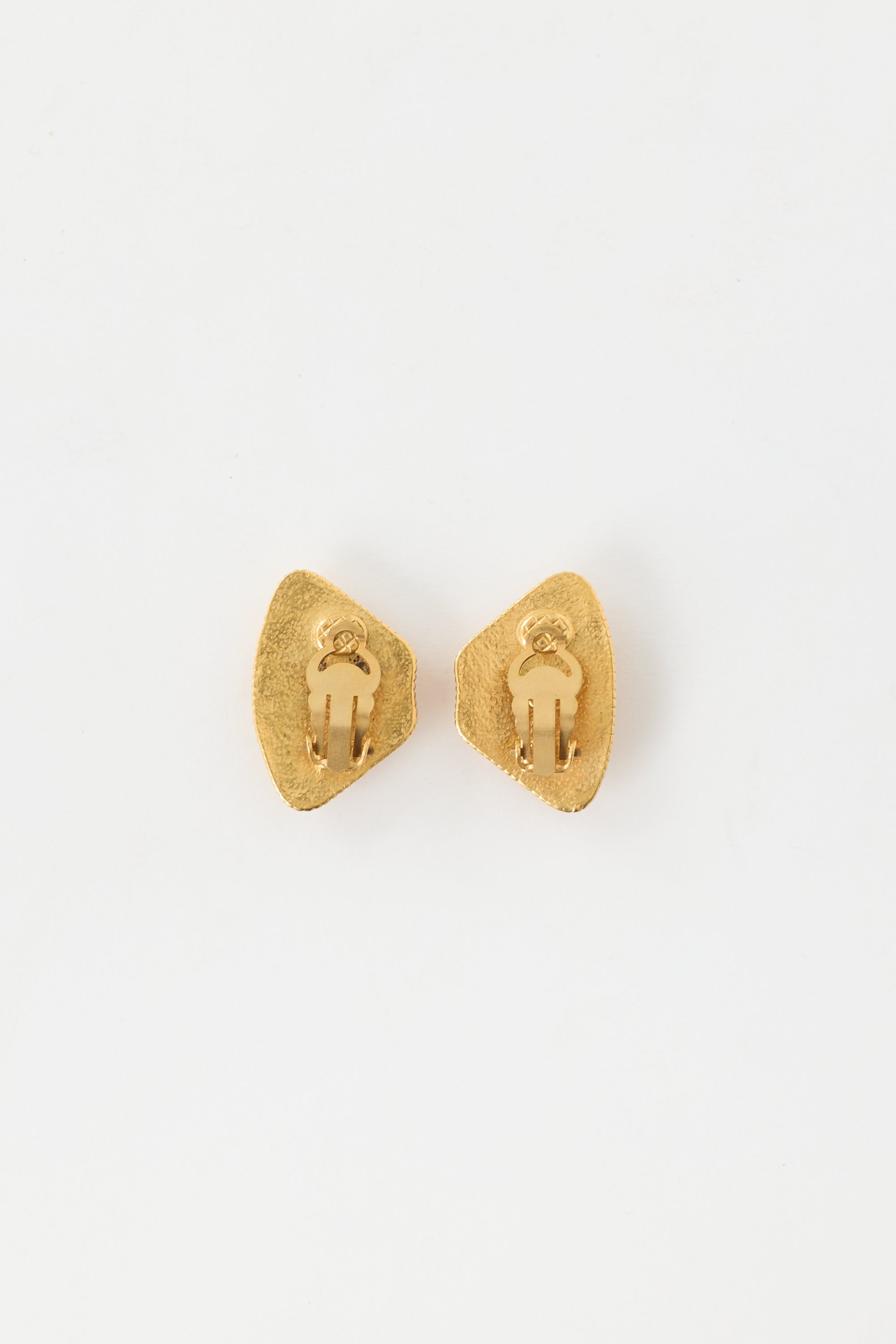 Chanel Fall 1997 Gem Gripoix Clip On Earrings