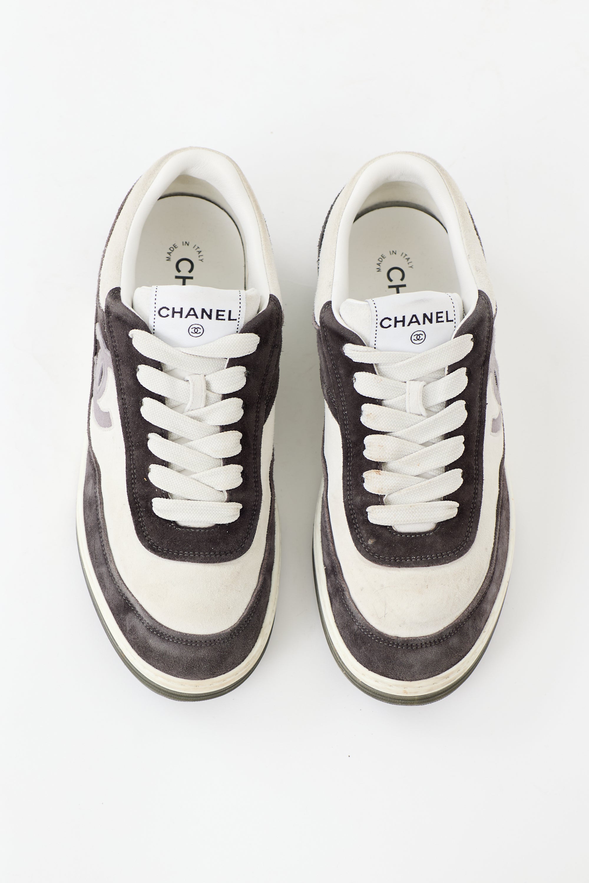 Chanel Suede CC Sneaker