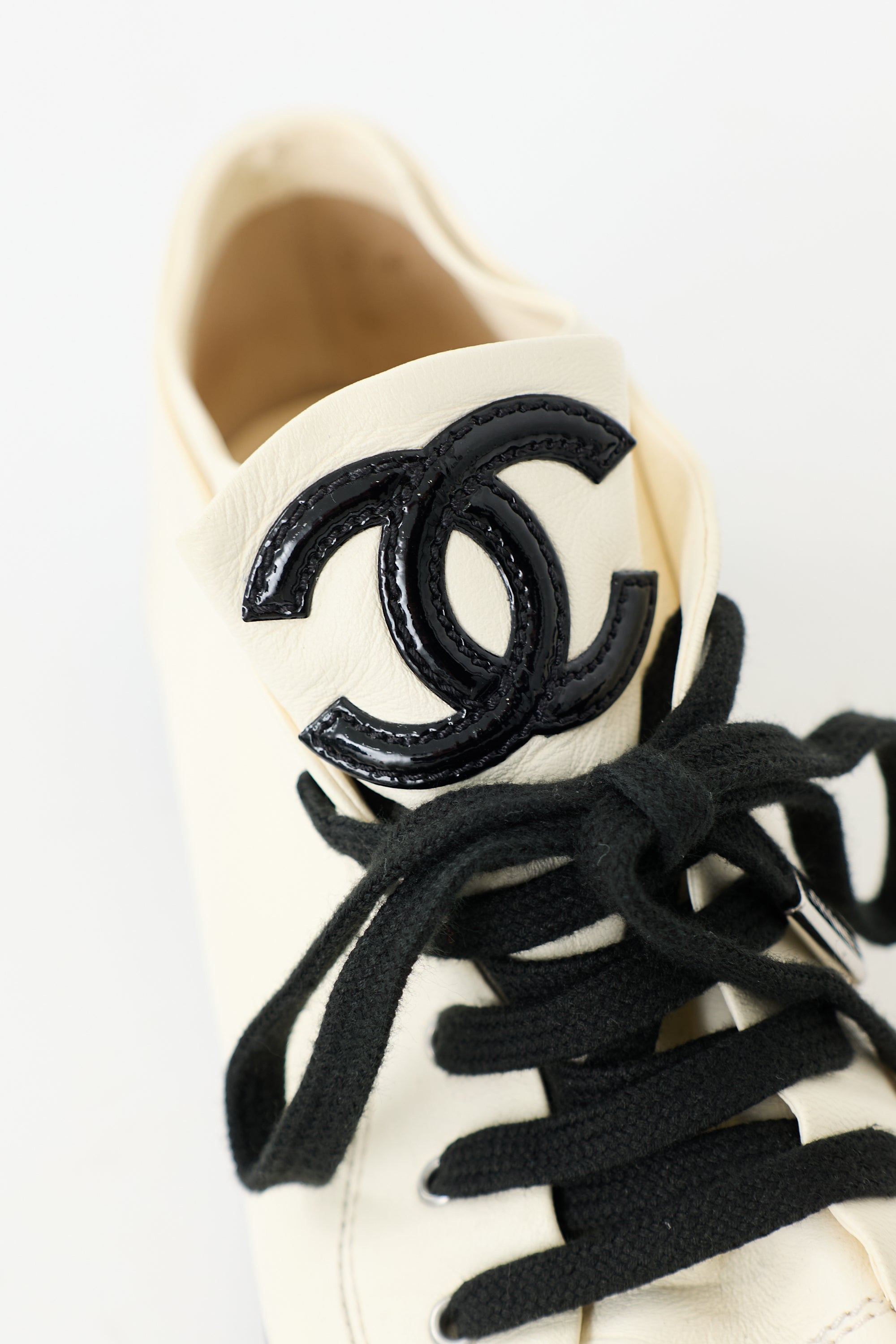 Chanel Spring 2015 Leather CC Sneaker