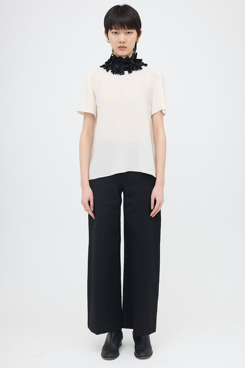 Chanel Silk Embellished Top