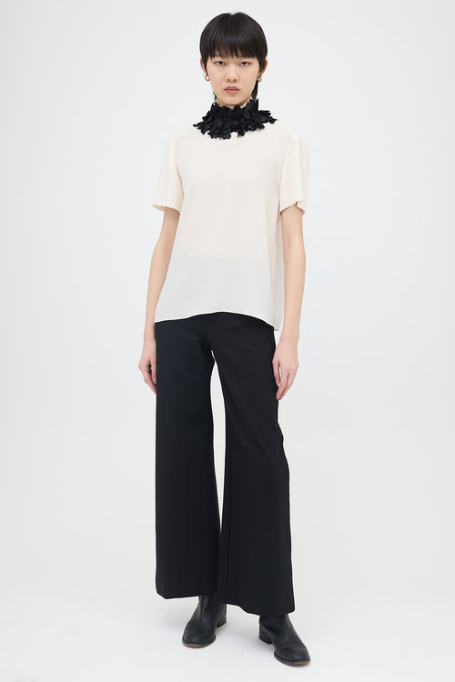 Chanel Silk Embellished Top