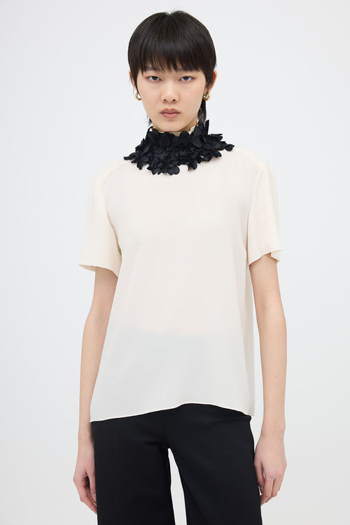 Chanel Silk Embellished Top
