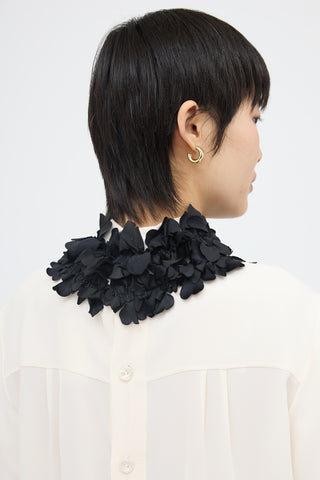 Chanel Silk Embellished Top