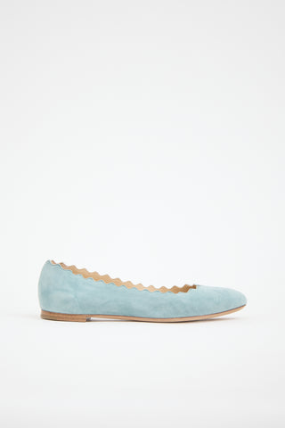 Chloé Suede Lauren Flat