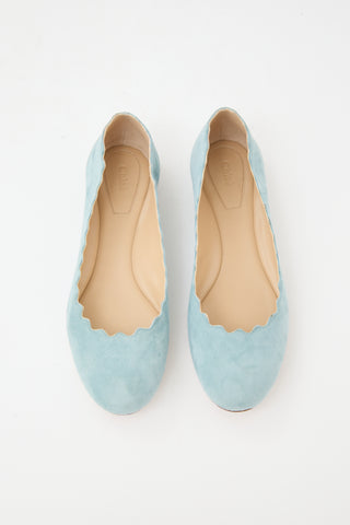 Chloé Suede Lauren Flat
