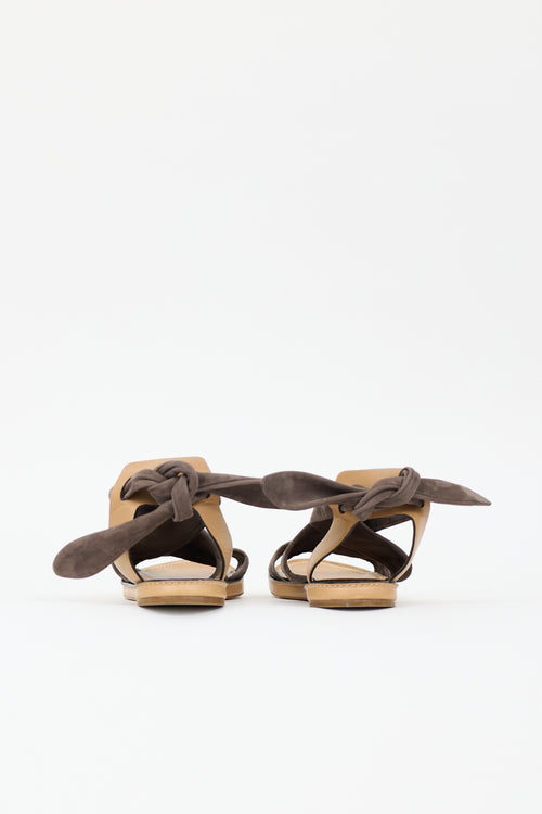 Chloé Leather & Suede Sandal