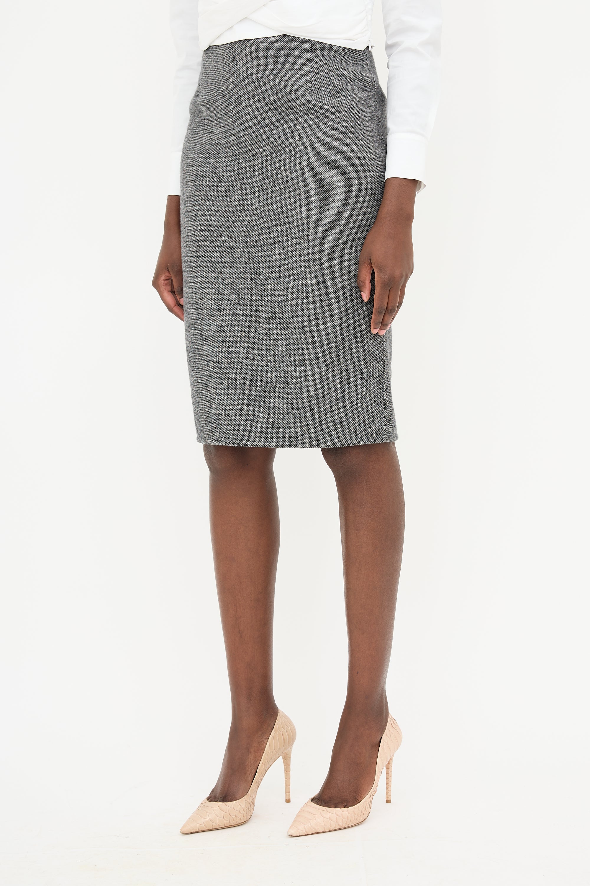 Dior Wool Pencil Skirt