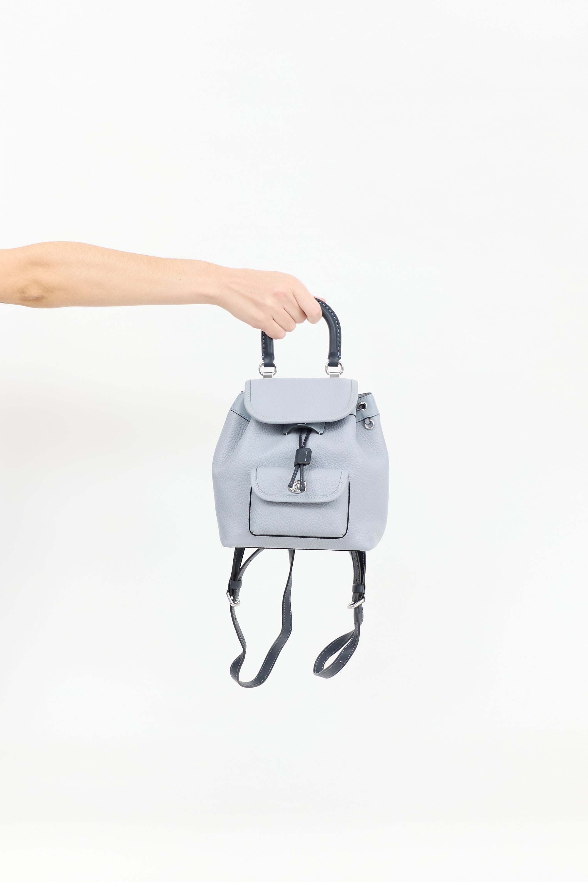 Coach Leather Riya 21 Backpack