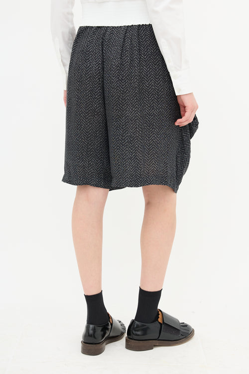 Comme des Garçons Mid Length Chevron Shorts