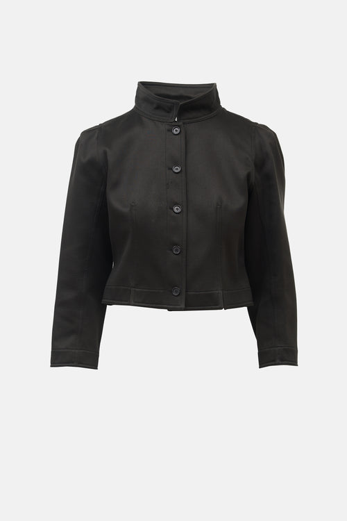 Courrèges Cropped Button Up Jacket