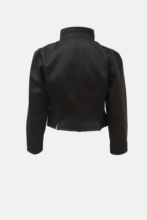 Courrèges Cropped Button Up Jacket