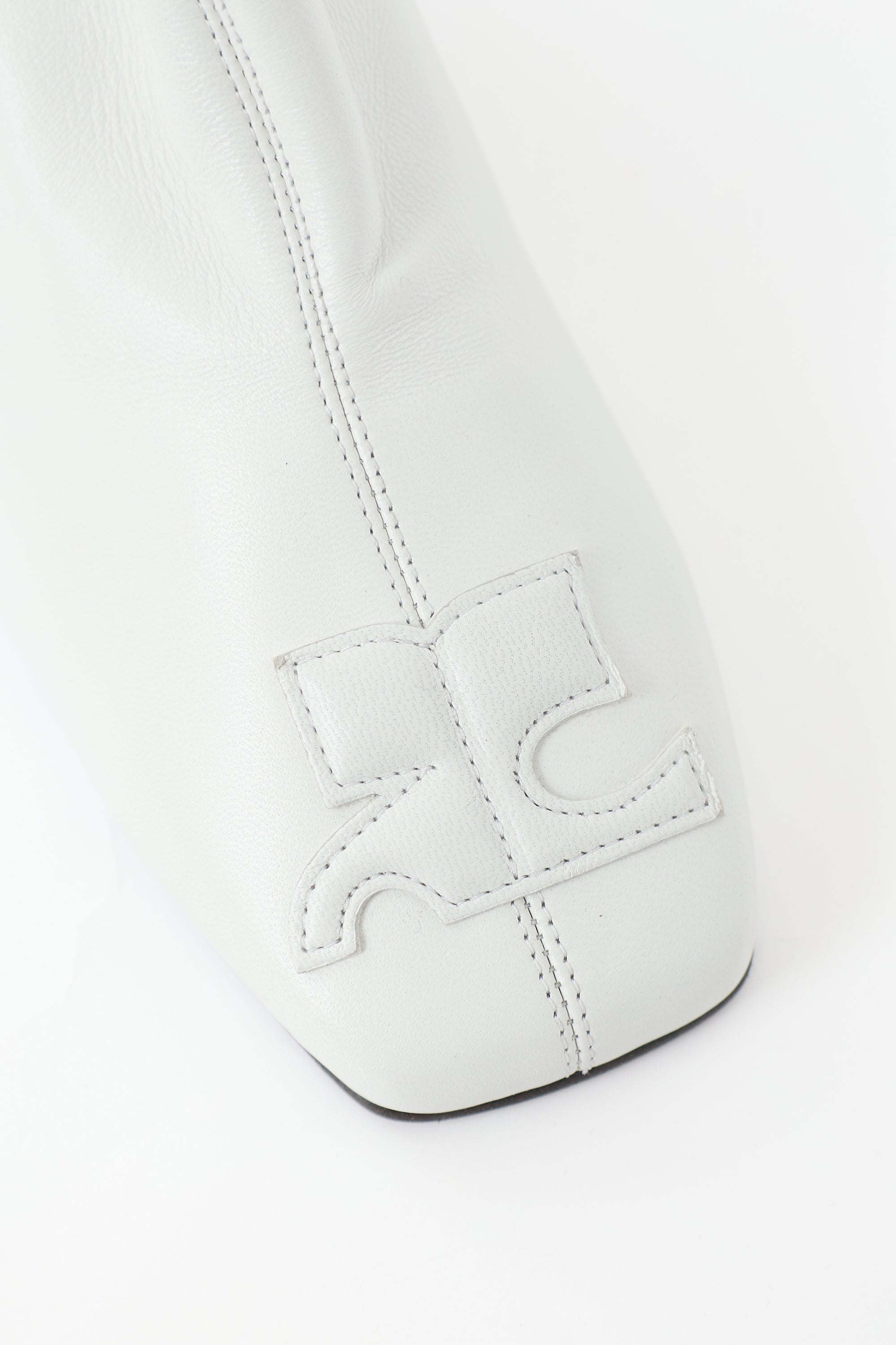 Courrèges Leather Reedition AC Ankle Boot