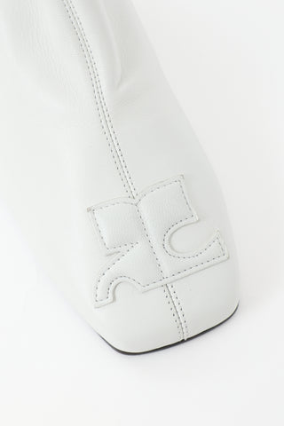 Courrèges Leather Reedition AC Ankle Boot