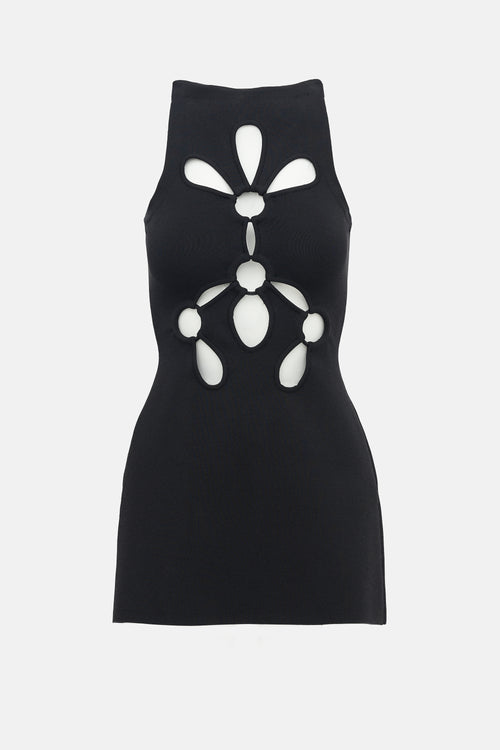 Cult Gaia Knit Cut Out Franco Dress