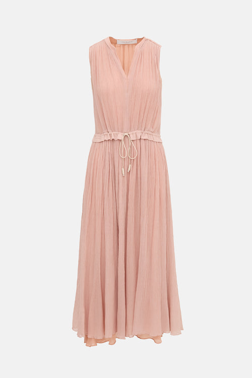 Cacharel Crinkled Cotton Maxi Dress