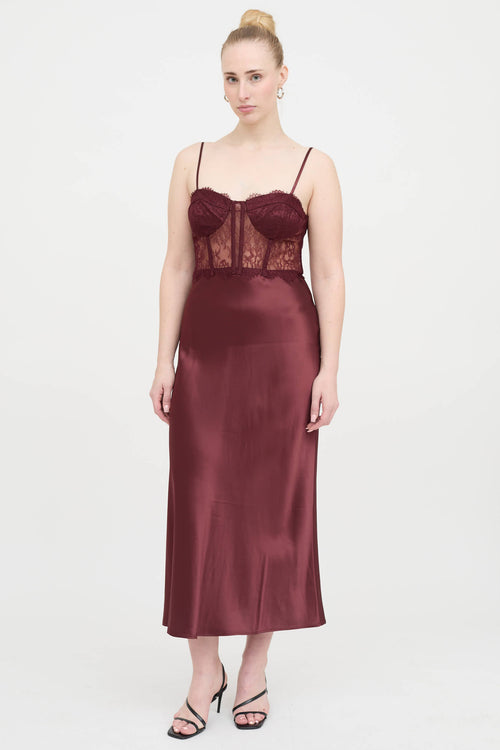 Satin Maureen Dress
